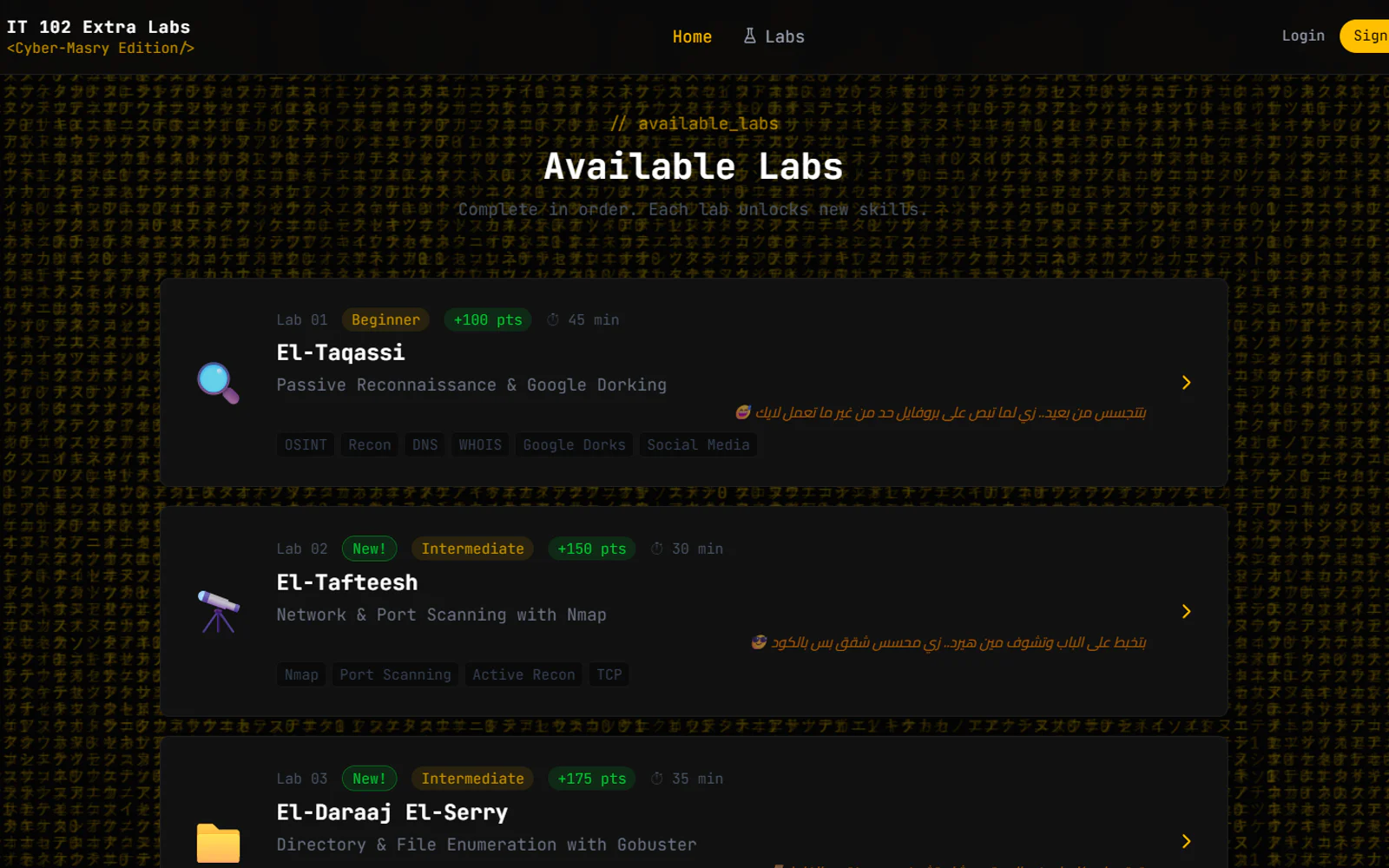 Cyber Masry — project screenshot 2